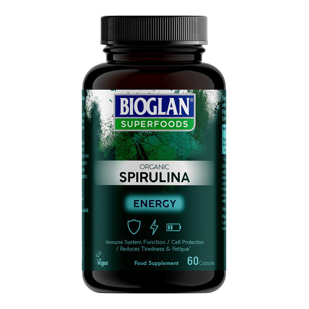 Bioglan Superfoods Organic Spirulina 60 Capsules
