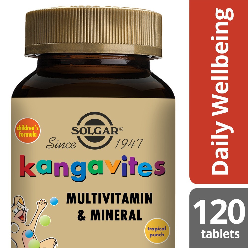 Solgar Kangavites® Complete Multivitamin & Mineral Formula For Children (Tropical Punch)