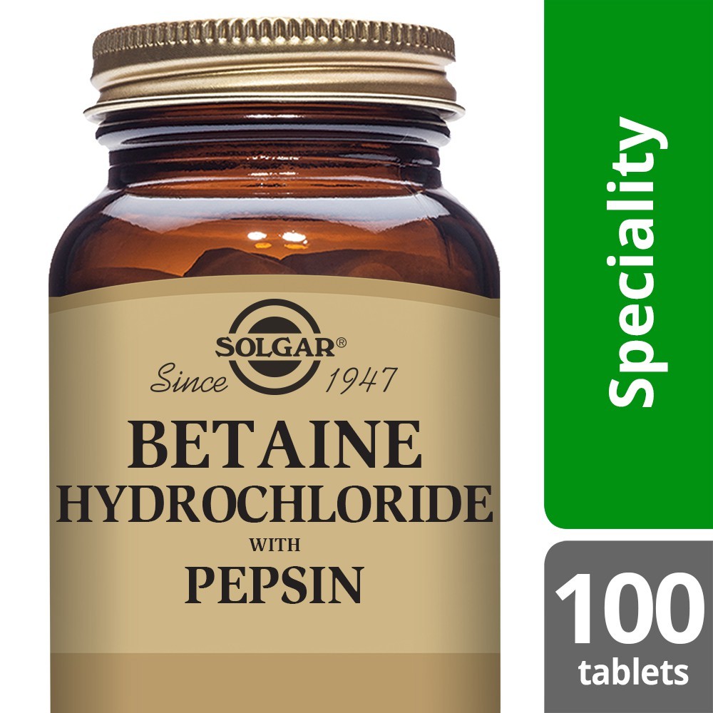 Solgar Betaine Hydrochloride With Pepsin