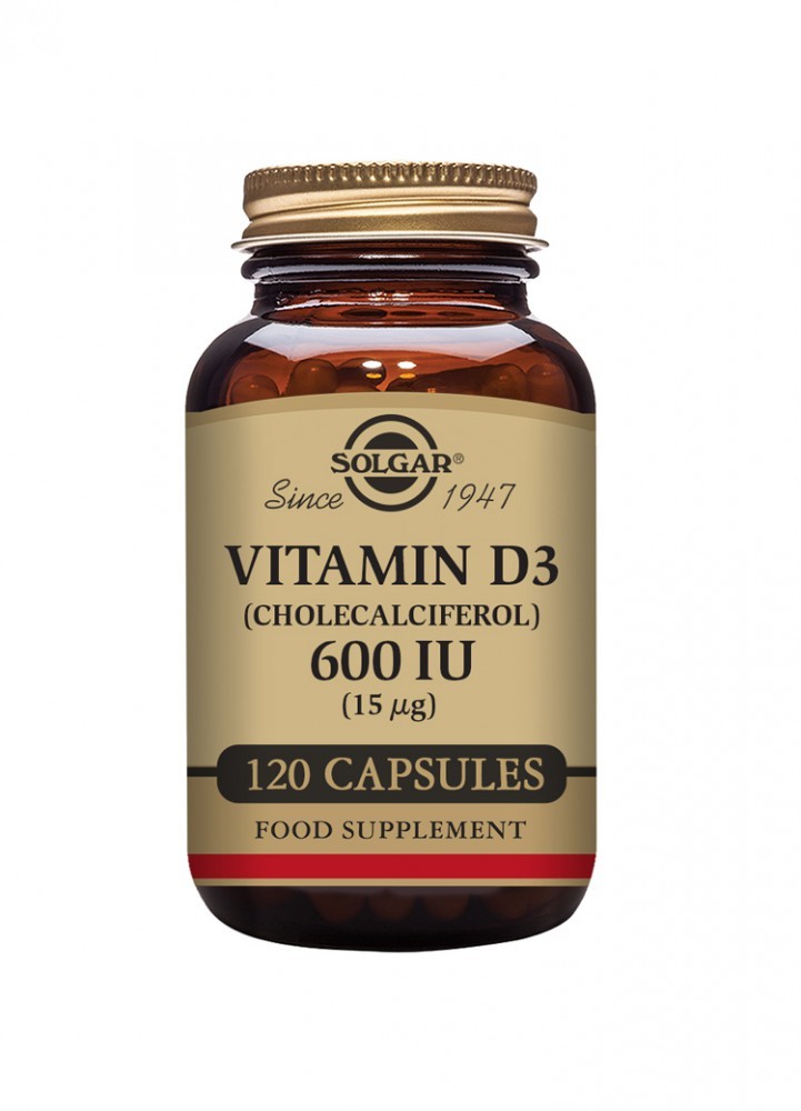 Solgar Vitamin D3 (Cholecalciferol) 600 IU (15 µg)