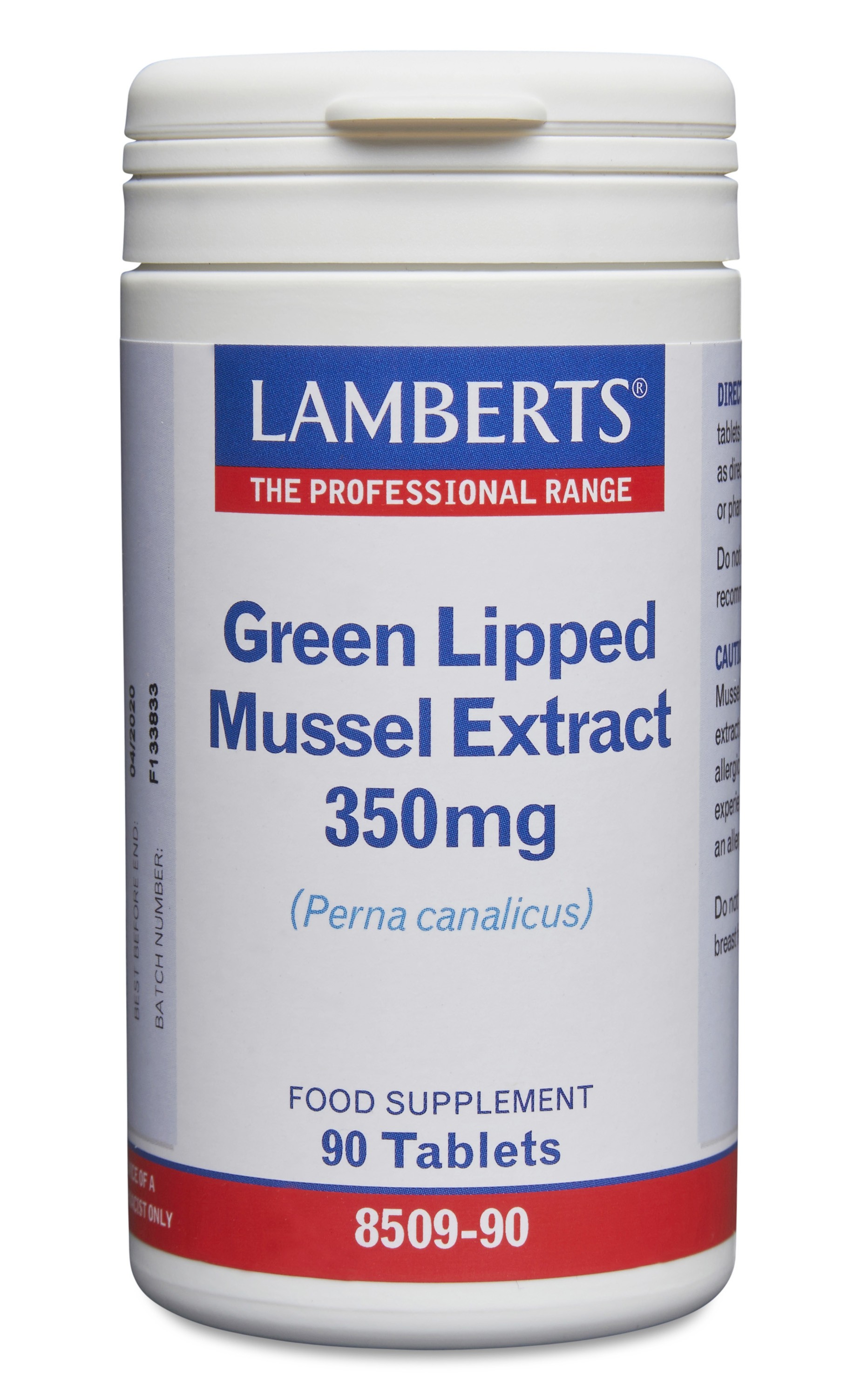 Lamberts Green Lipped Mussel Extract 350mg