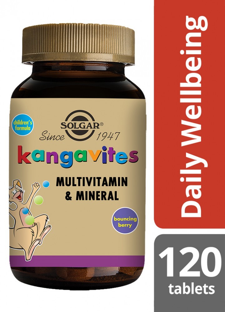 Solgar Kangavites® Complete Multivitamin & Mineral Formula For Children (Bouncing Berry)