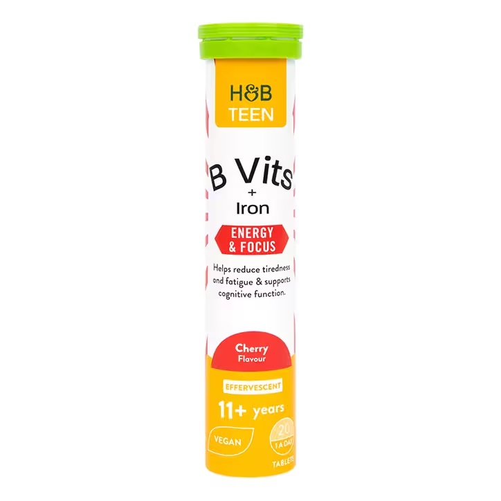 Holland And Barrett Teens Energy & Focus 20 Effervescent