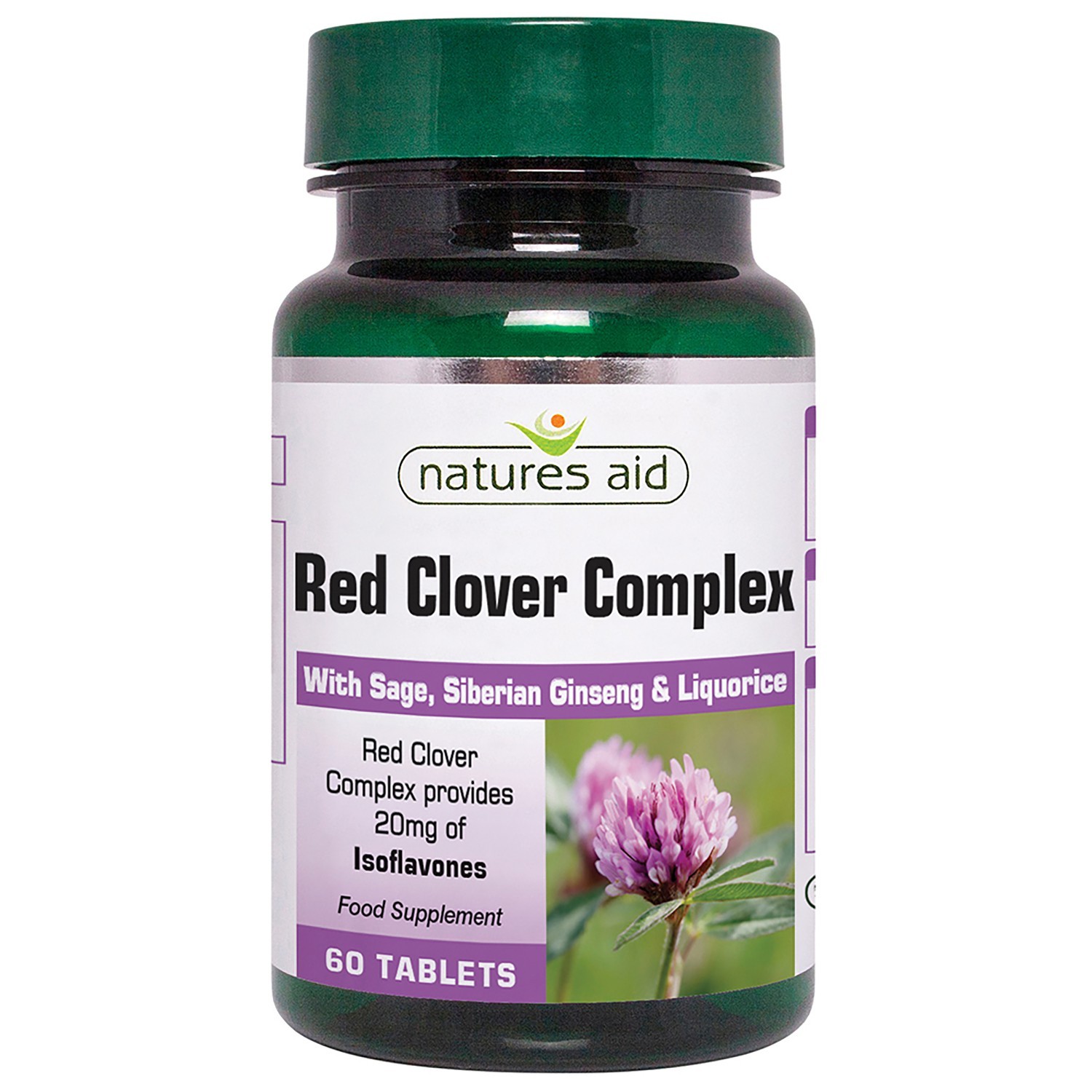 Natures Aid Red Clover Complex With Sage, Siberian Ginseng & Liquorice