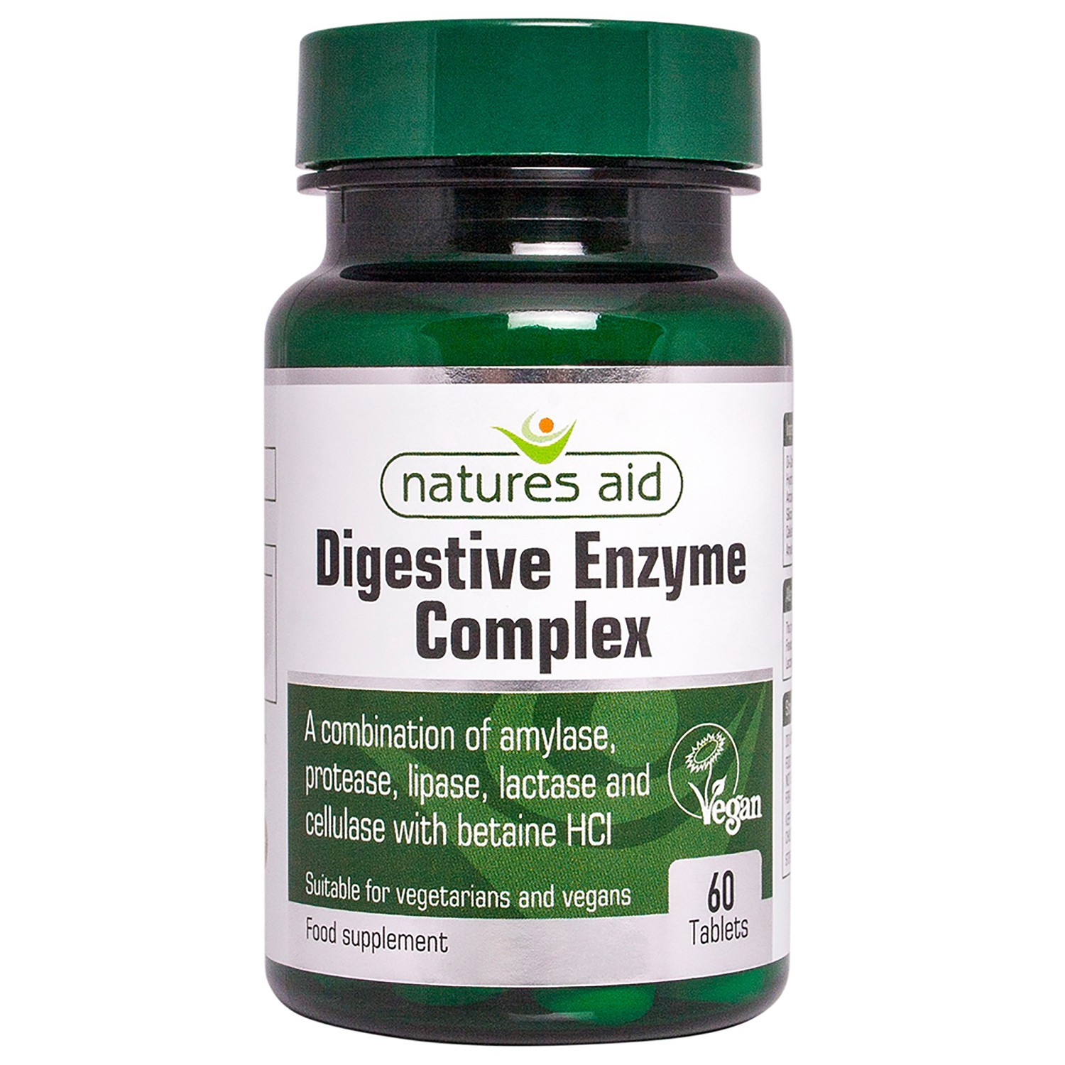 Natures Aid Digestive Enzyme Complex (With Betaine Hci)
