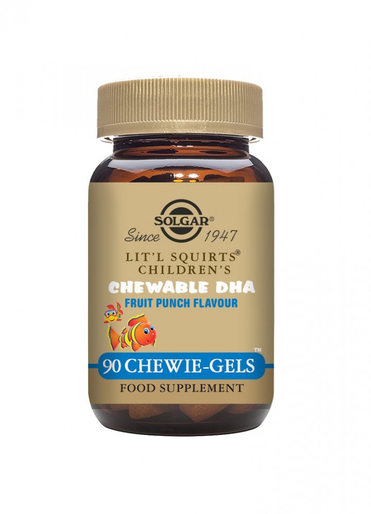 Solgar Lit'L Squirts Children’s Chewable Dha Chewie-Gels™