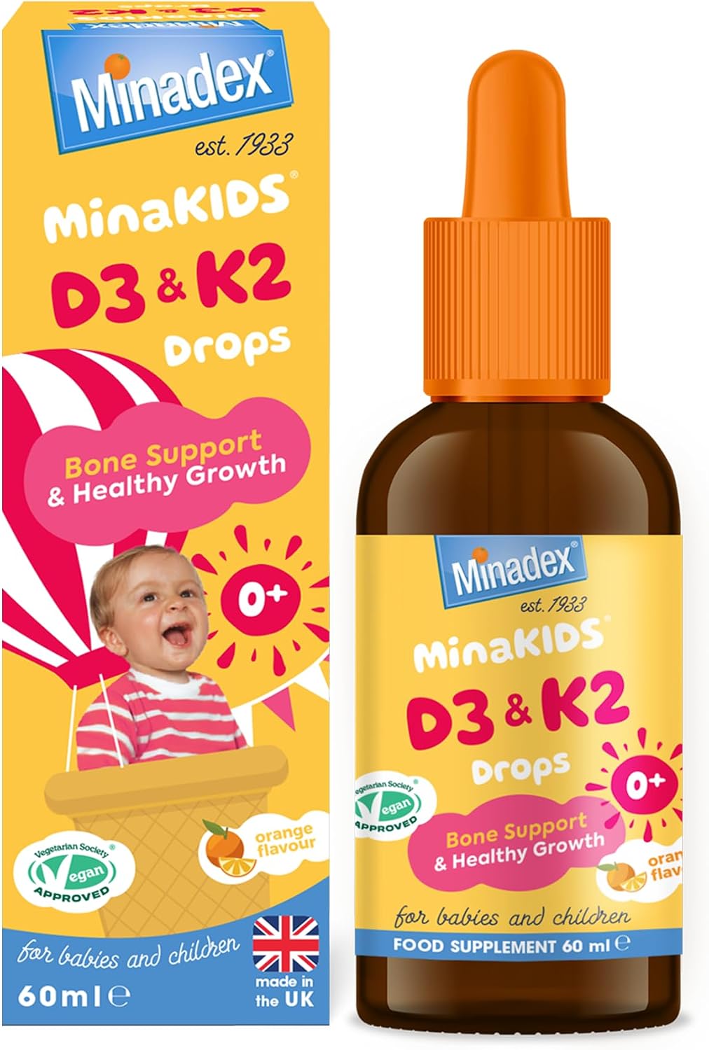 Minakids D3&K2 Drops 60ml