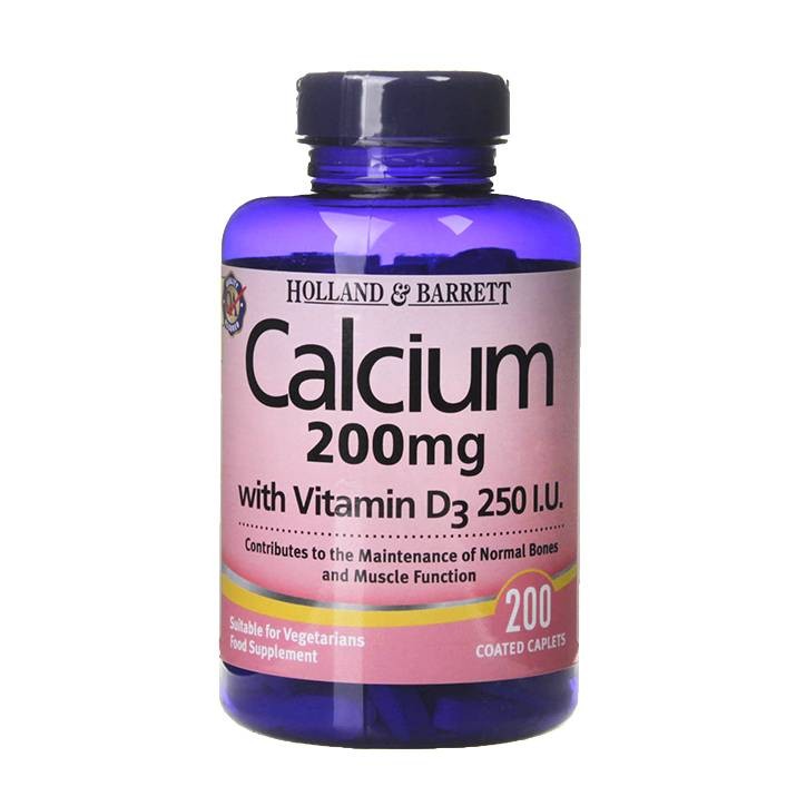 Holland & Barrett Calcium With Vitamin D3 200mg