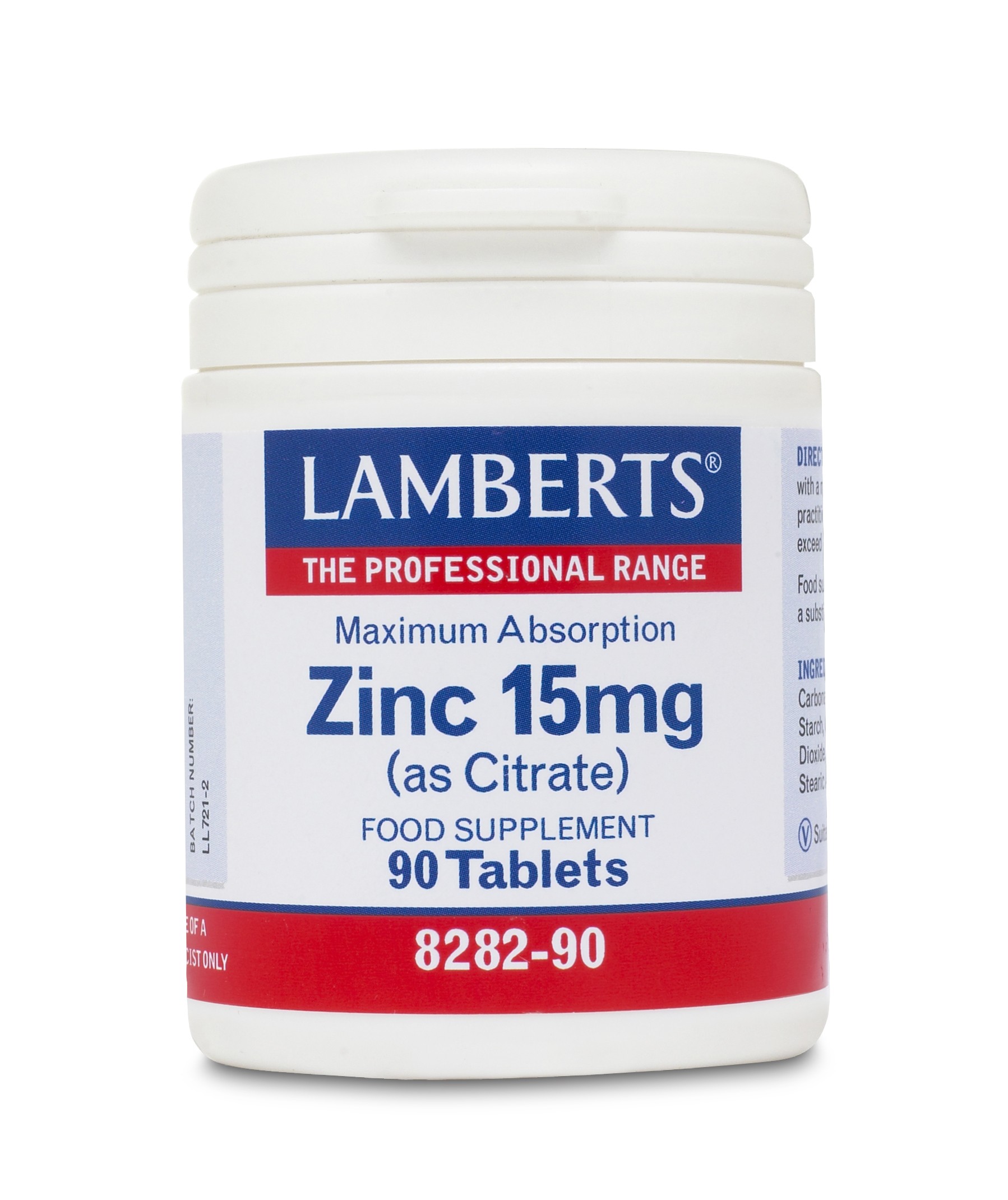 Lamberts Zinc 15mg (AS Citrate)