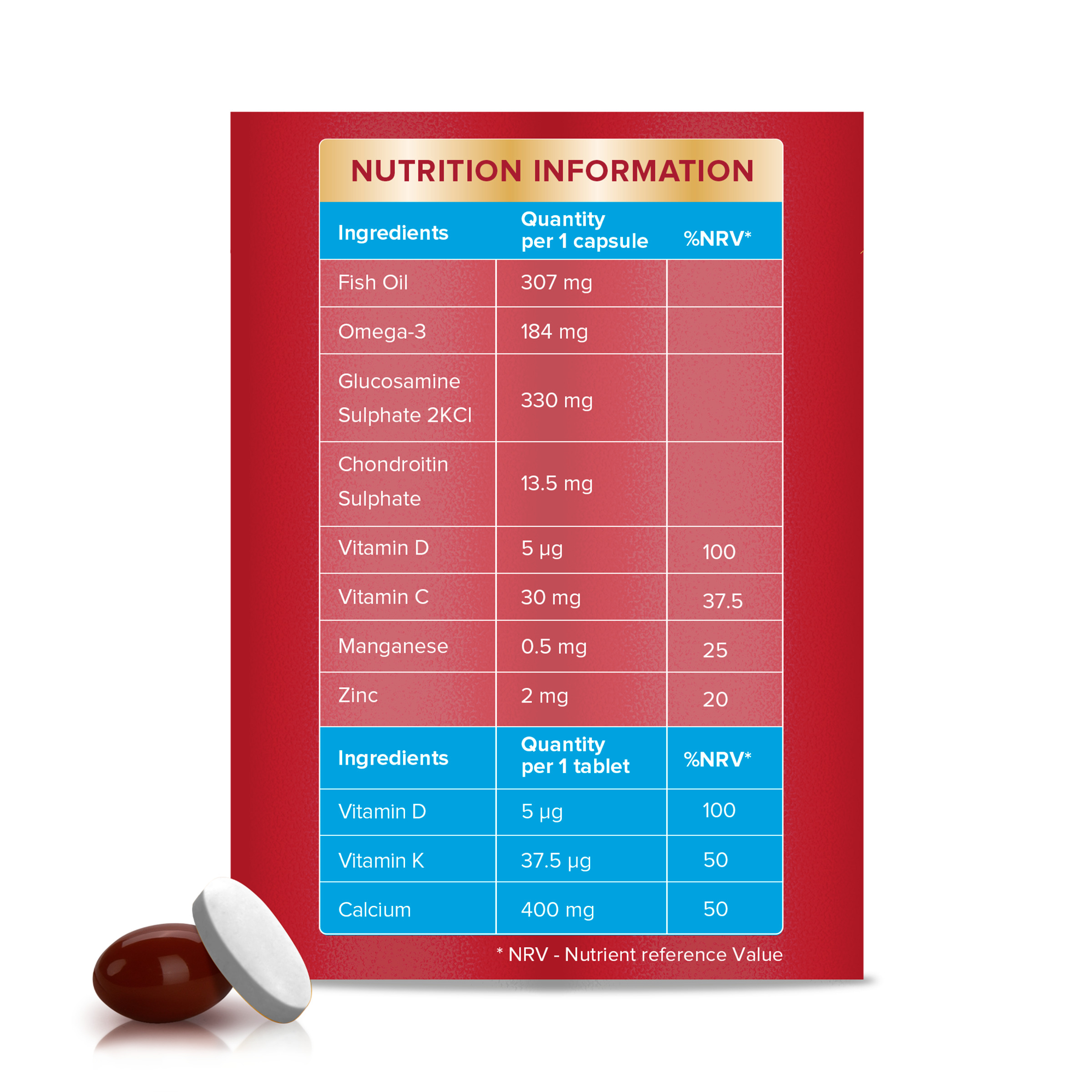 Seven Seas Jointcare + Calcium With Omega-3 And Glucosamine