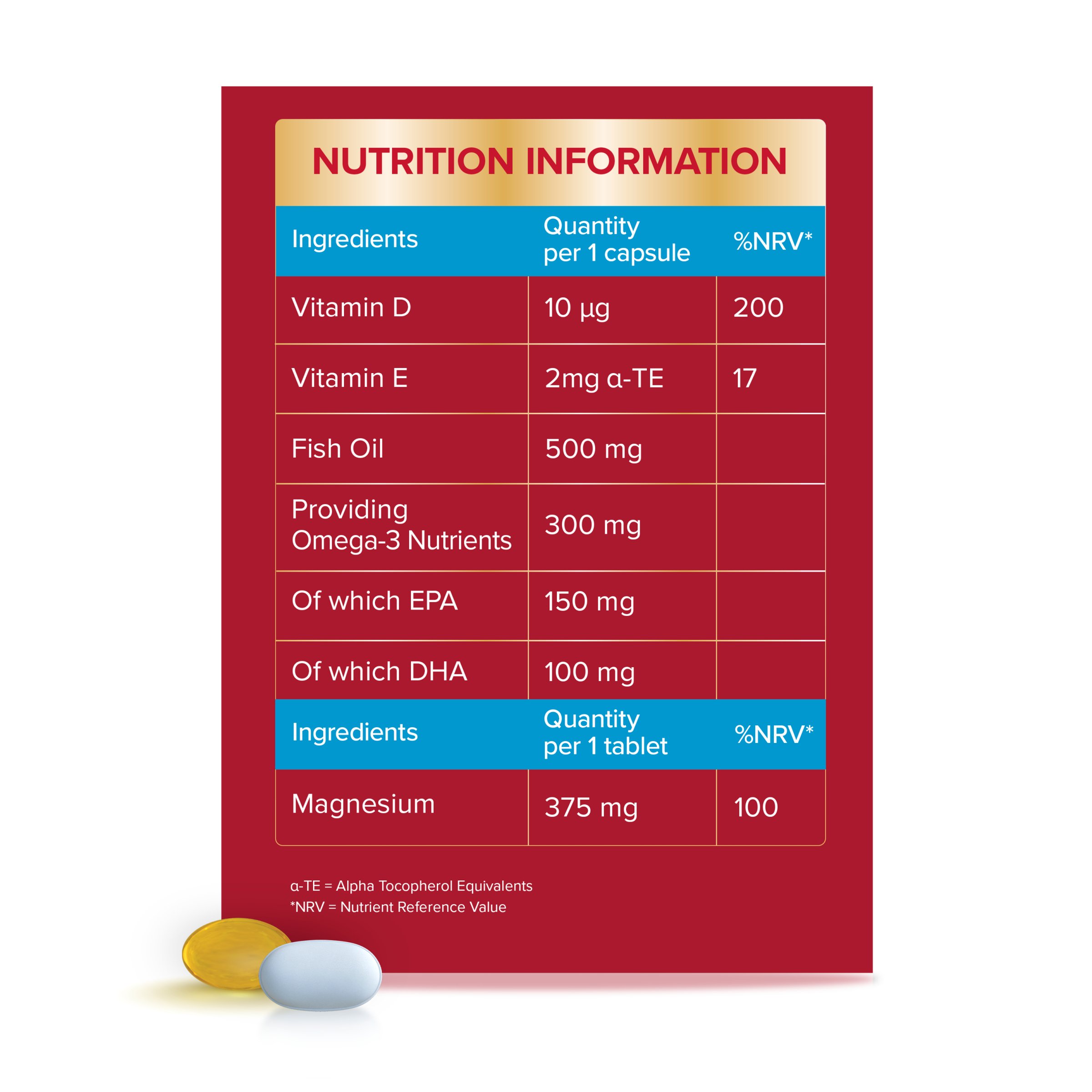 Seven Seas Omega-3 Fish Oil & Vitamin D + Magnesium