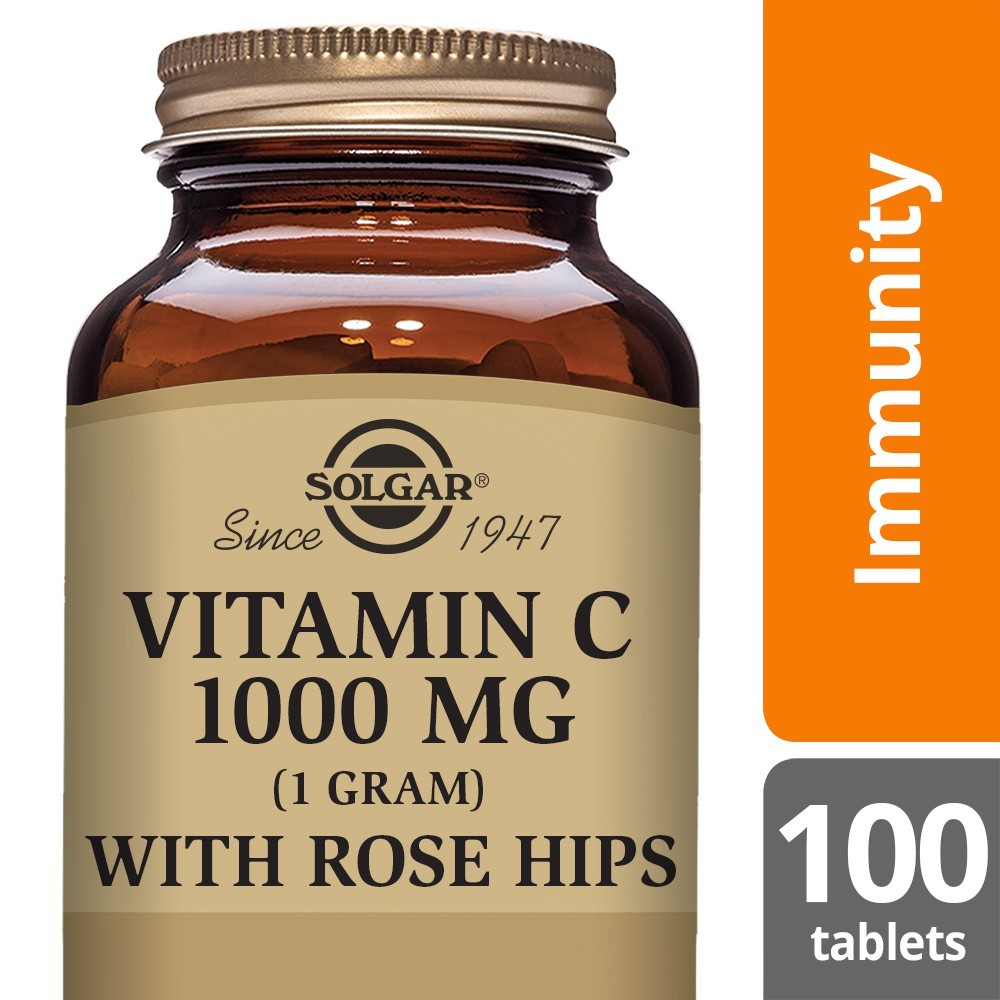 Solgar Vitamin C 1000 MG With Rose Hips