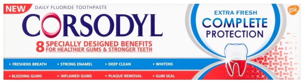 Corsodyl Daily Toothpaste Complete Protection Extra Fresh