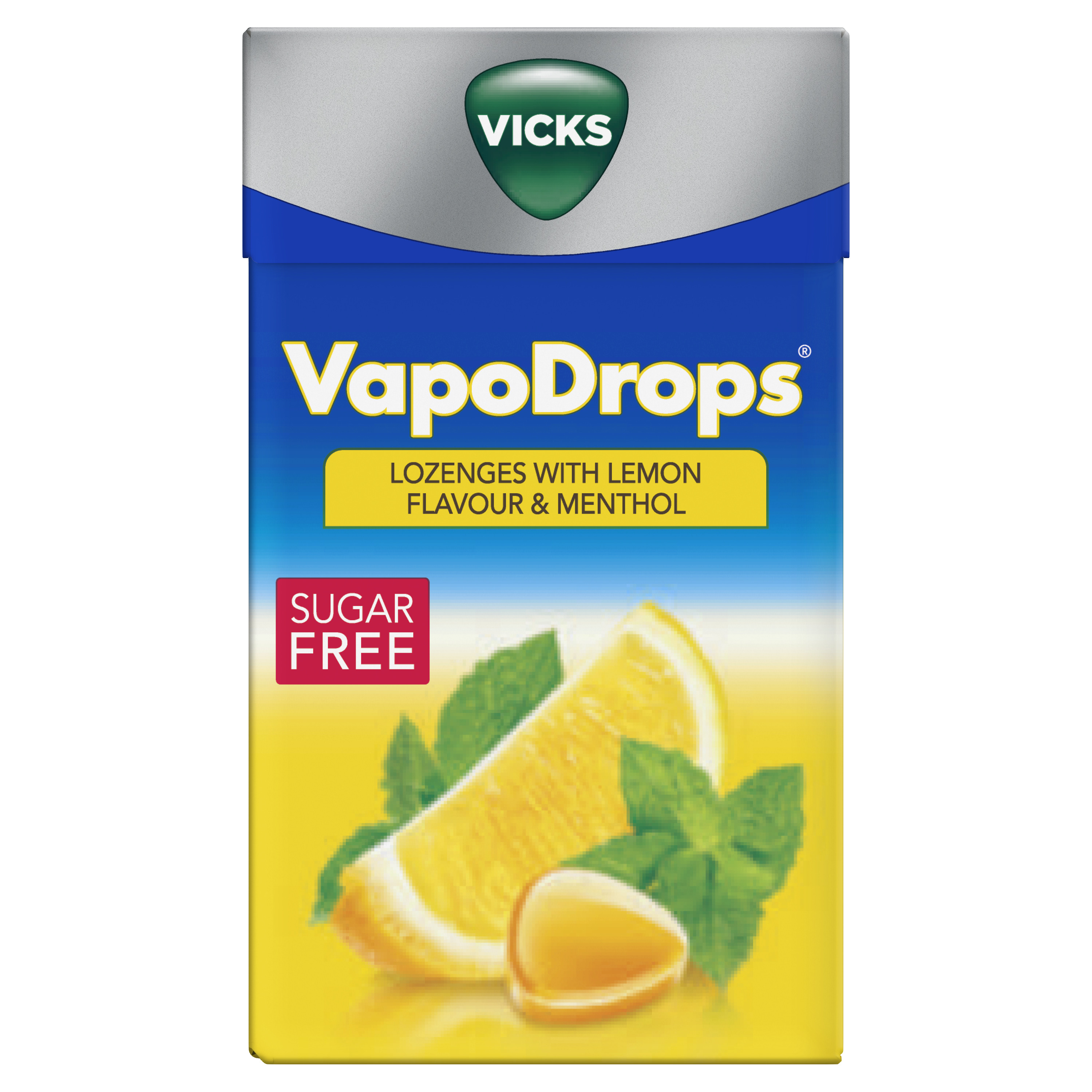 Vicks Throat Drops Lemon Carton