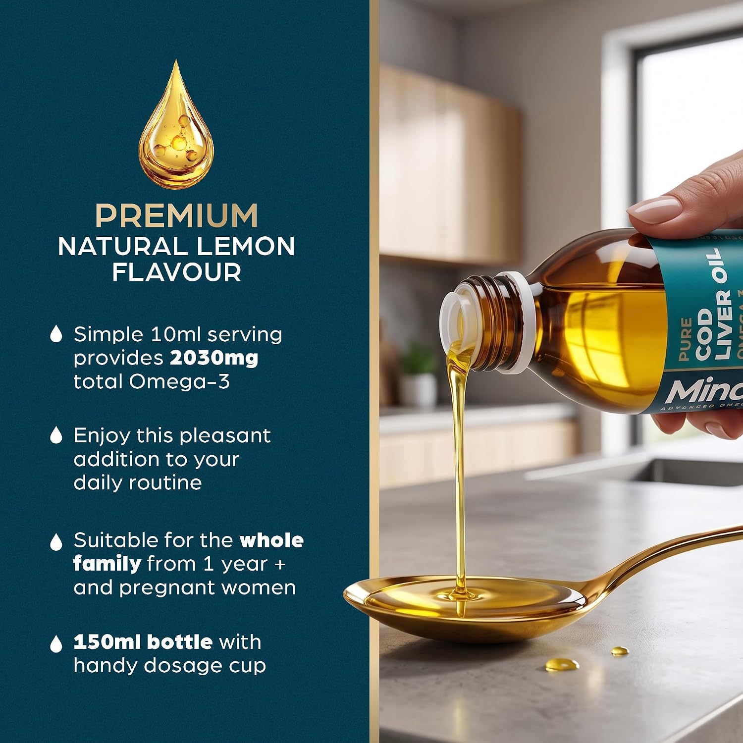 Minadex Pure Cod Liver Oil 150ml