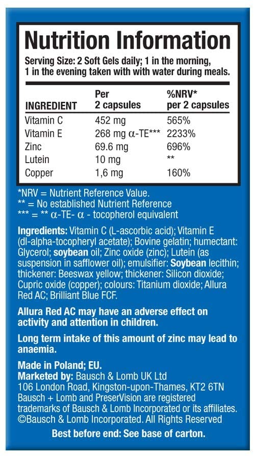 Preservision Lutein Soft Gel Capsules