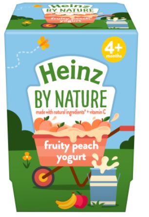 Heinz Peach Yoghurt 4pk