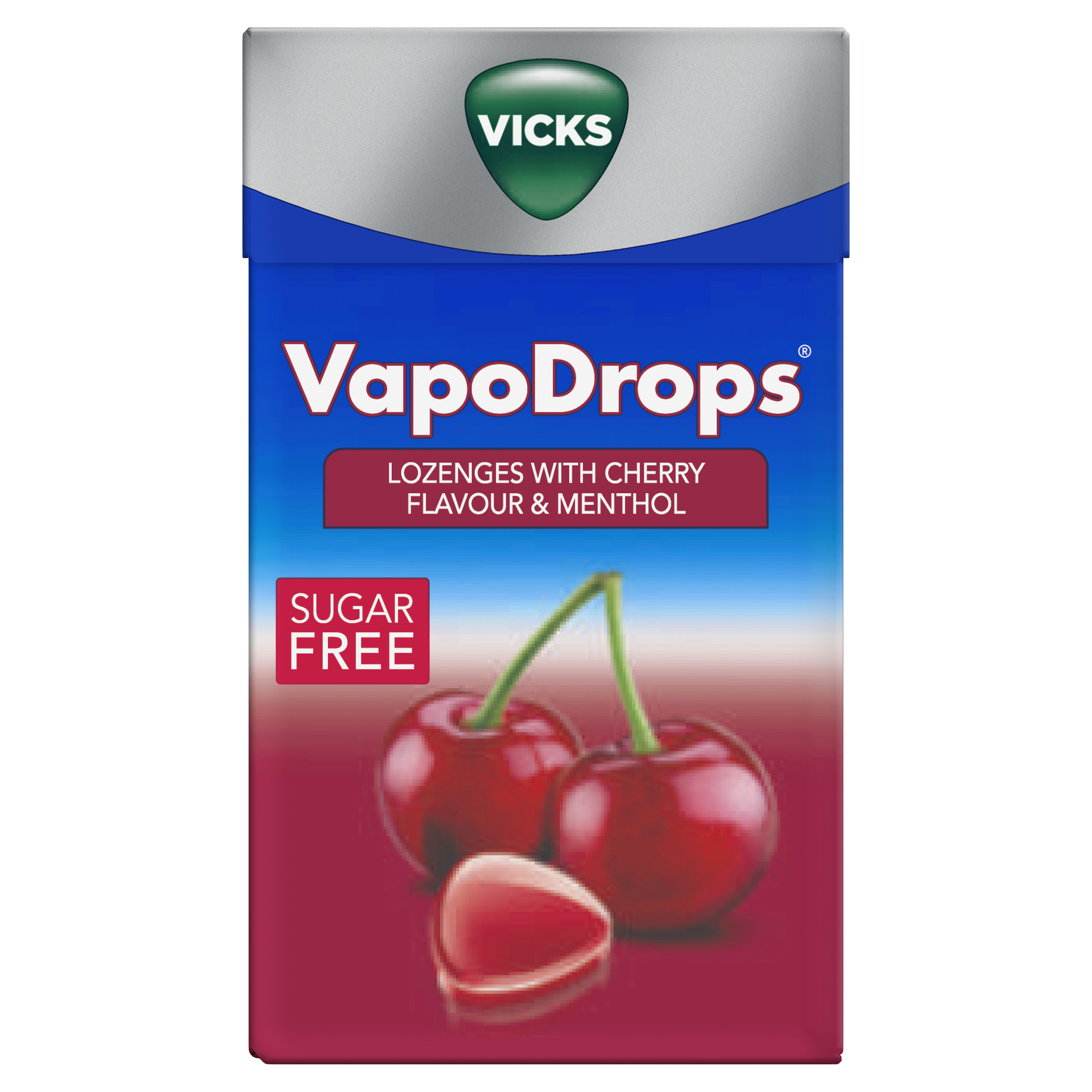 Vicks Throat Drops Cherry Carton