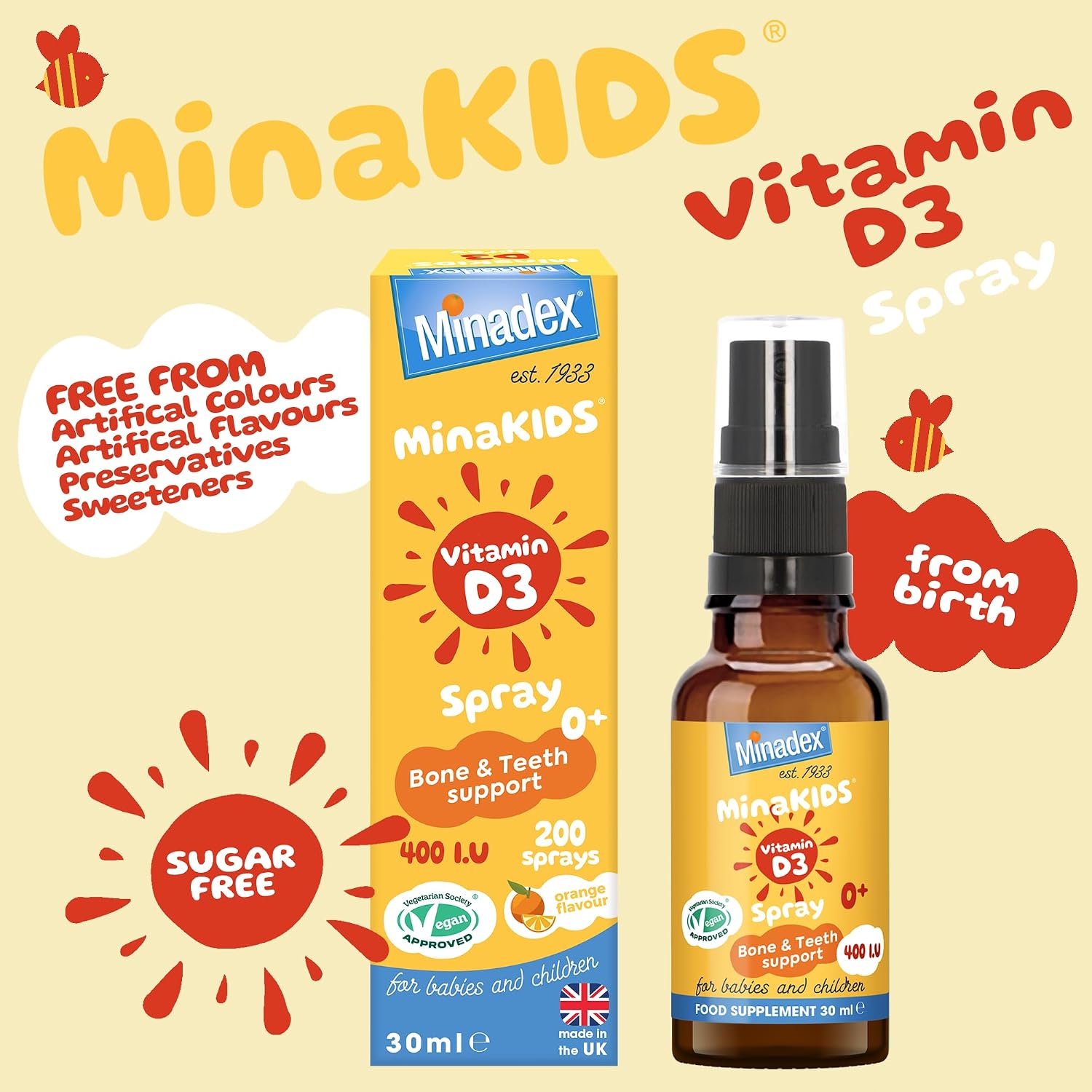 Minakids D3 Spray 30ml