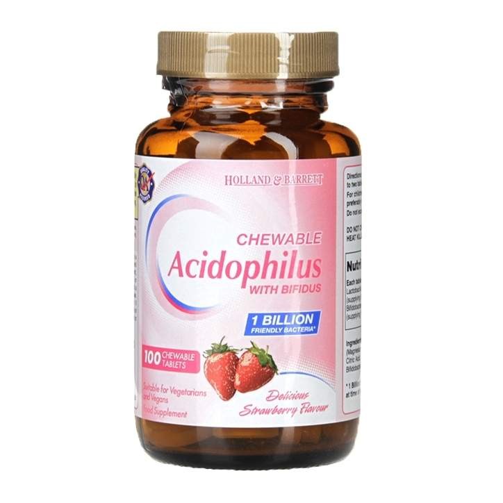 Holland & Barrett Acidophilus Chewable Strawberry