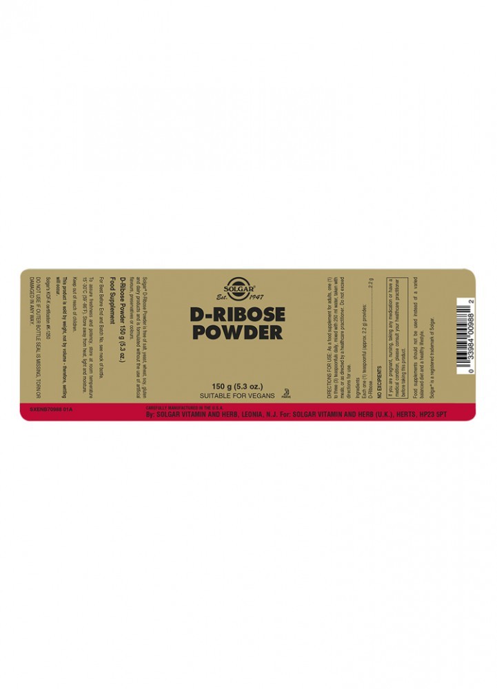 Solgar D-Ribose Powder