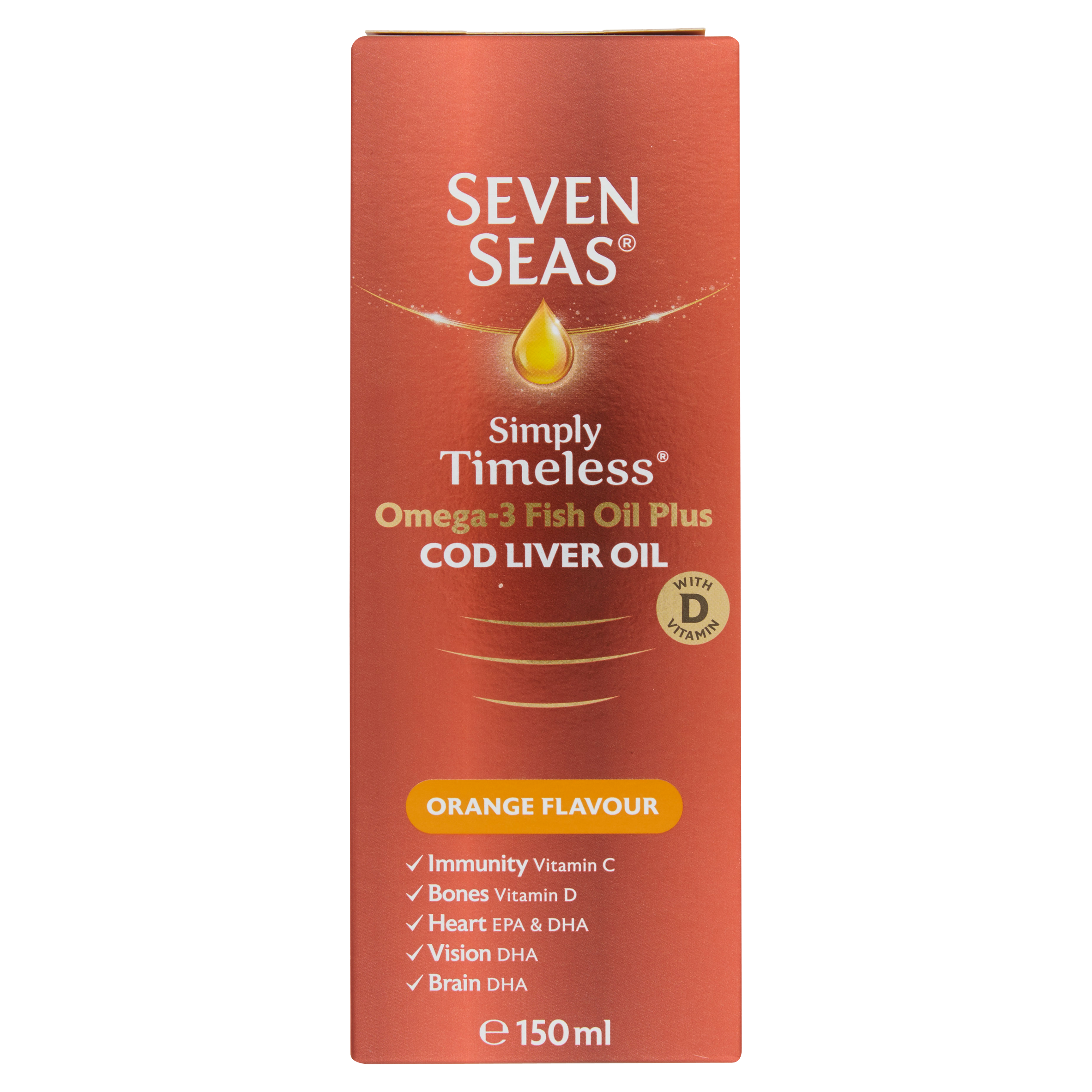 Seven Seas Orange Syrup Liquid