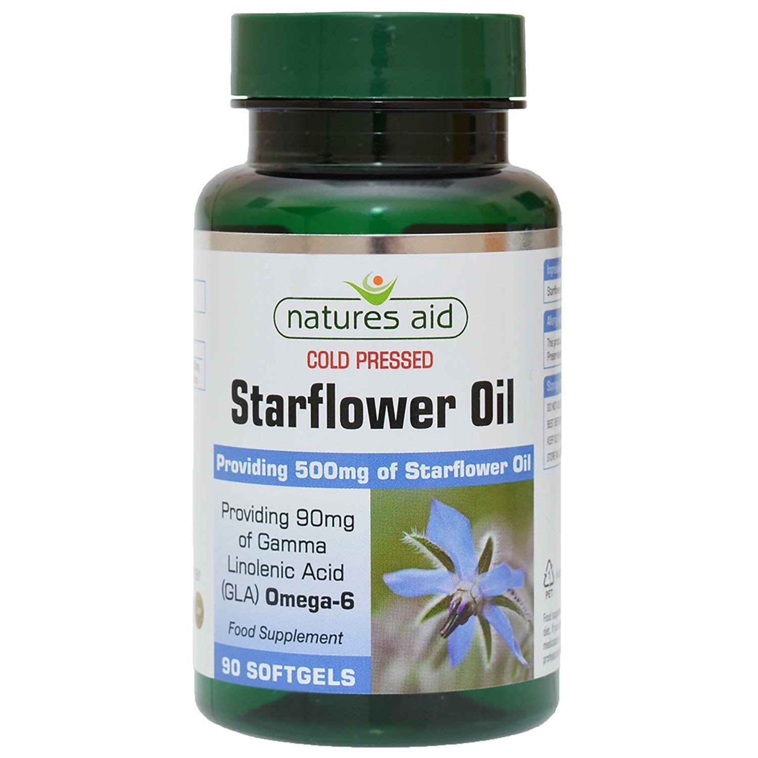Natures Aid Starflower Oil 500mg (Providing 90mg Gla)
