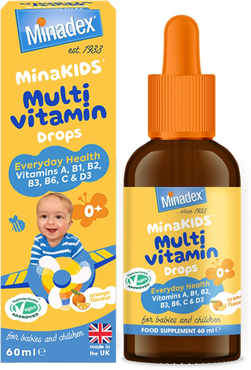 Minakids Multivitamin Drops 60ml
