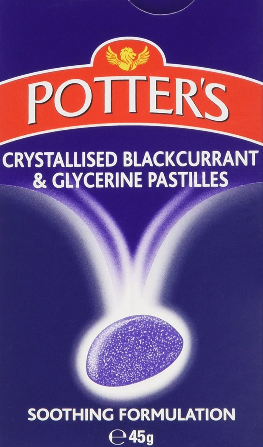 Potters Pastilles Blackcurrant & Glycerine
