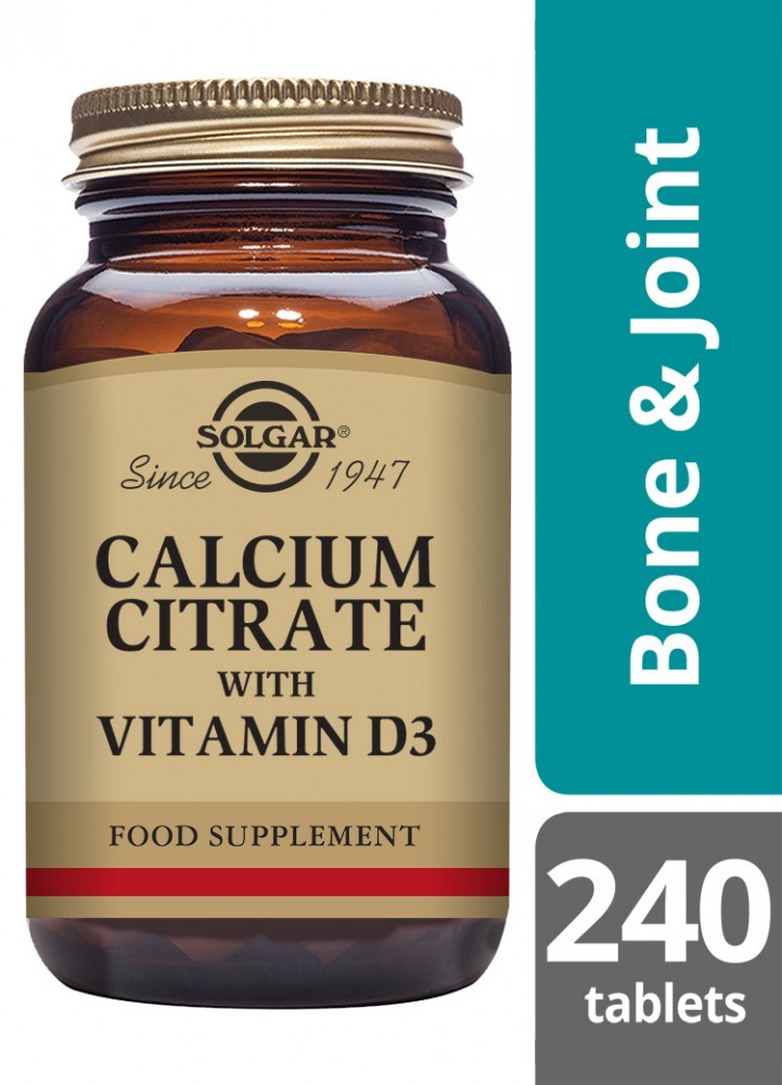 Solgar Calcium Citrate With Vitamin D3