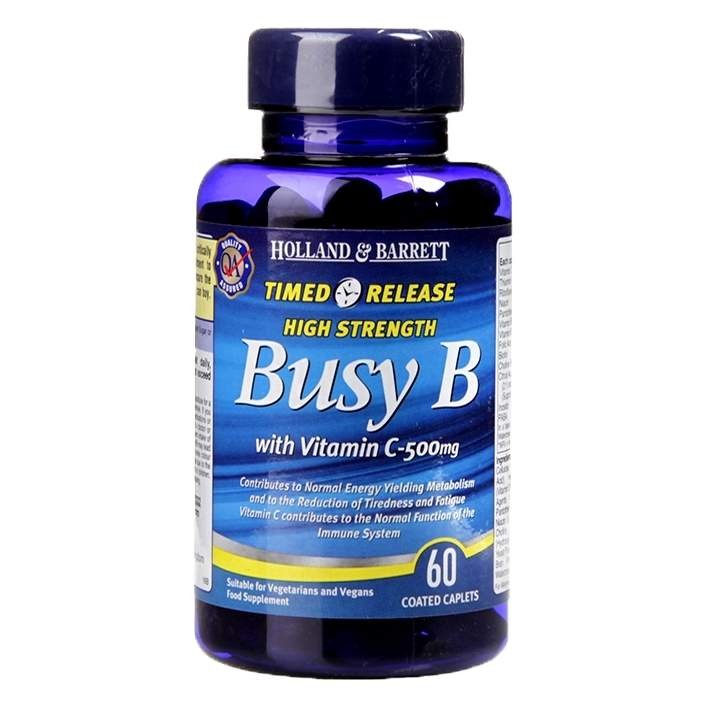 Holland & Barrett Timed Release Busy B Complex With Vitamin C 500mg