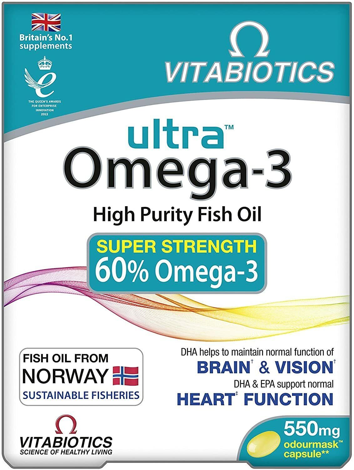 Vitabiotics Ultra Omega-3 High Potency60
