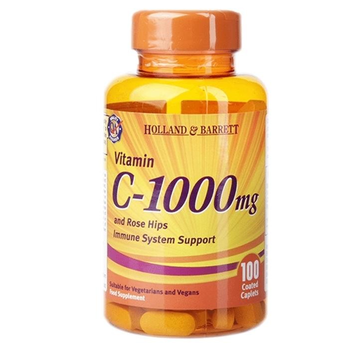 Holland & Barrett Vitamin C With Wild Rose Hips 1000mg
