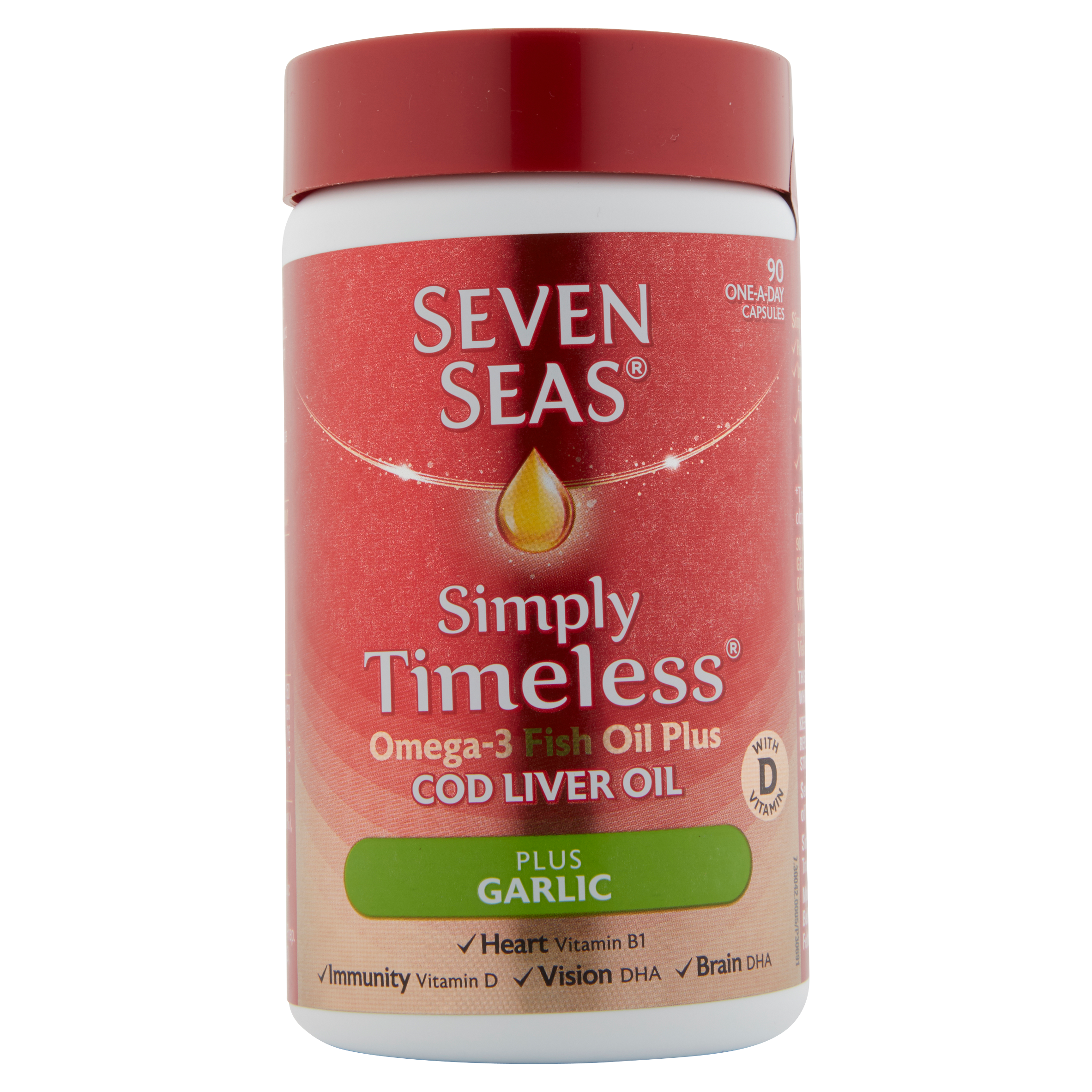 Seven Seas Clo Plus Garlic Capsules