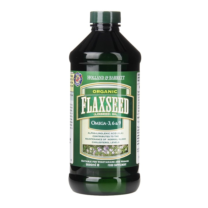 Holland & Barrett Flaxseed Oil 500ml Connective Pharma