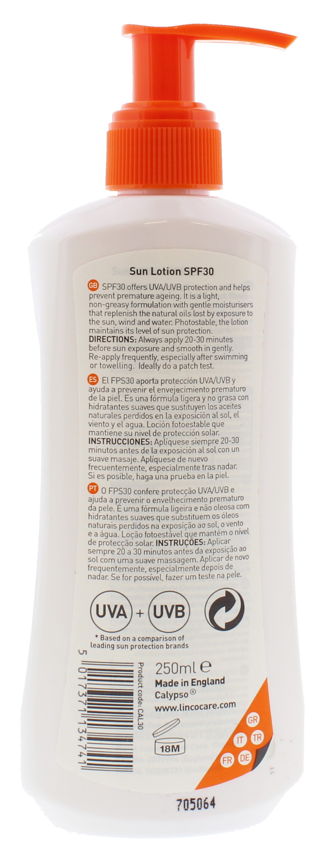 Calypso Spf 30 Lotion Pump