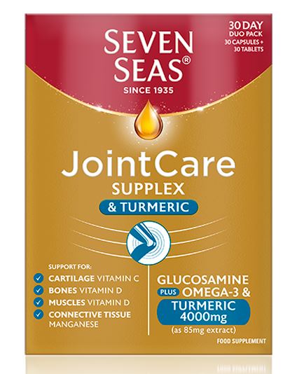 Seven Seas Jointcare Supplex & 4000mg Turmeric 30 Capsules + 30 Tablets Duo Pack