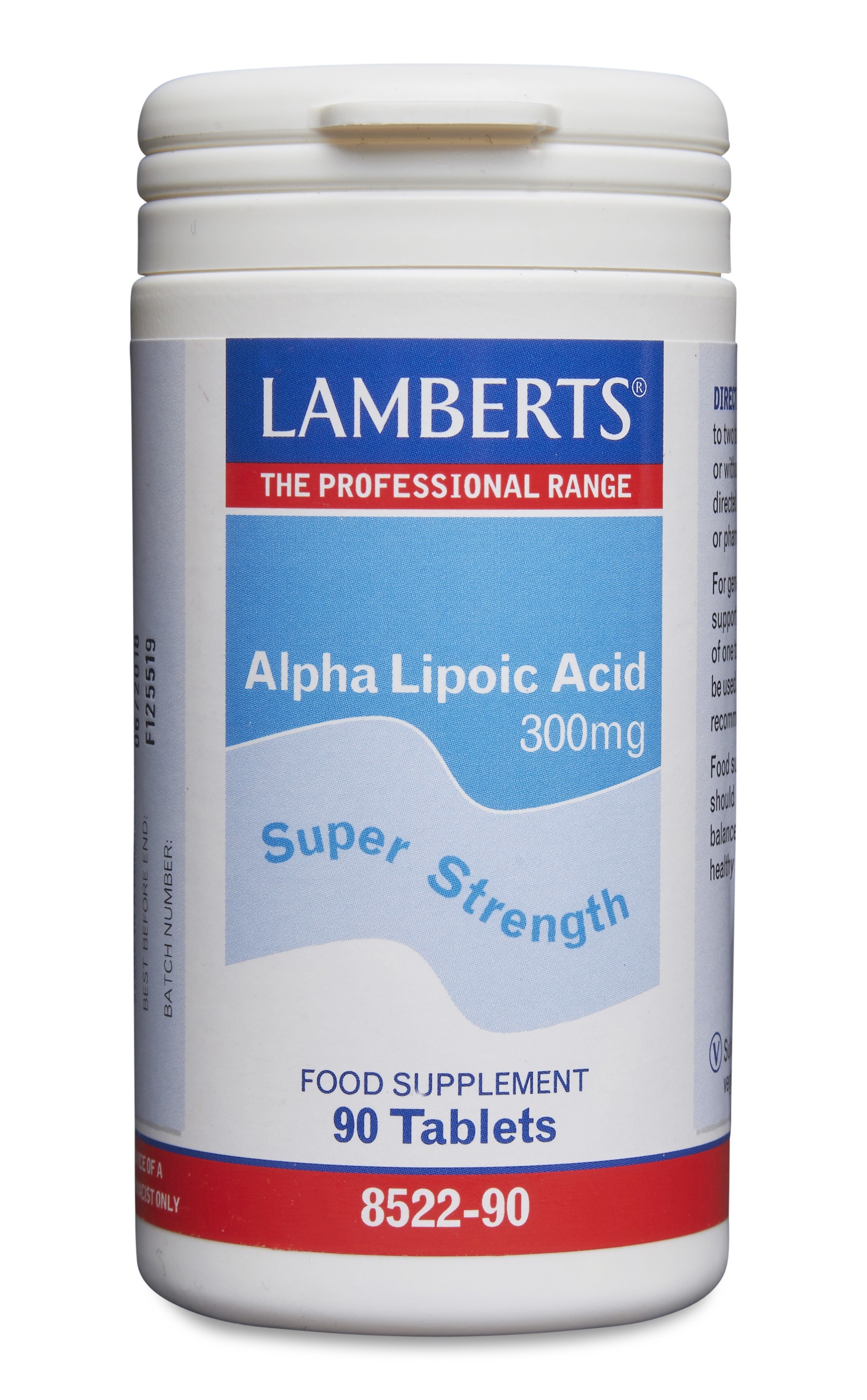 Lamberts Alpha Lipoic Acid 300mg (Thioctic Acid)