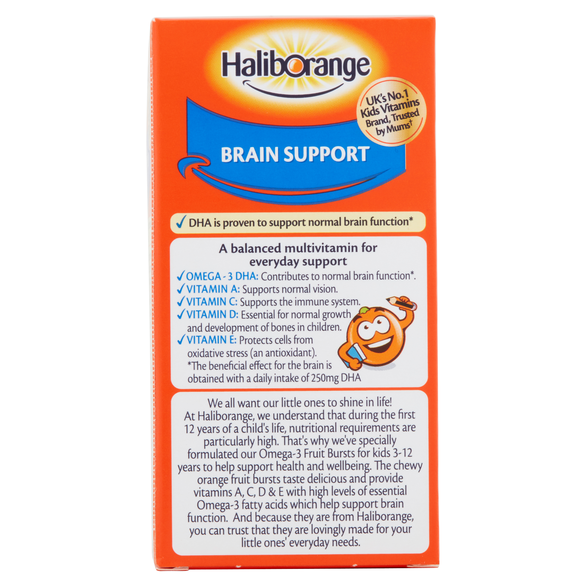 Haliborange Omega 3 Chewy Orange Flavour Capsules