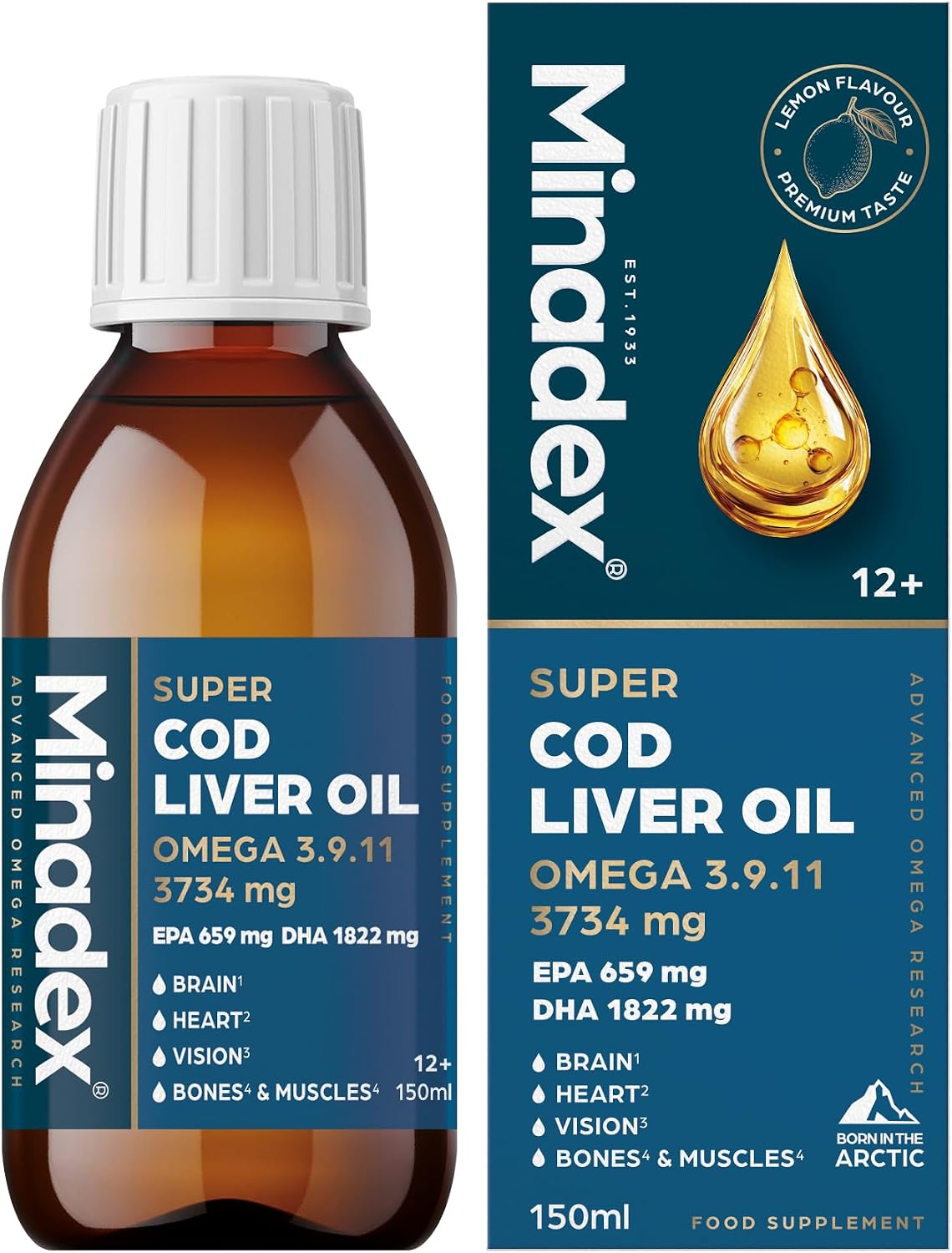 Minadex Super Cod Liver Oil 150ml