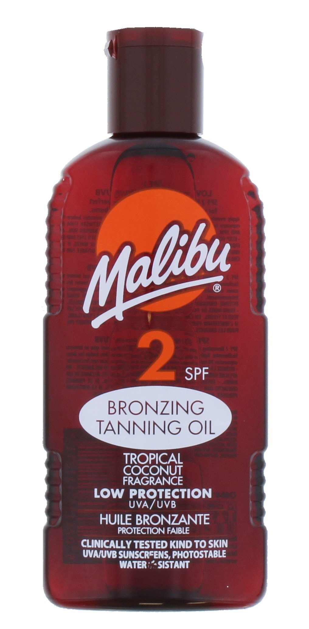 Malibu Spf 2 Bronzing Tanning Oil