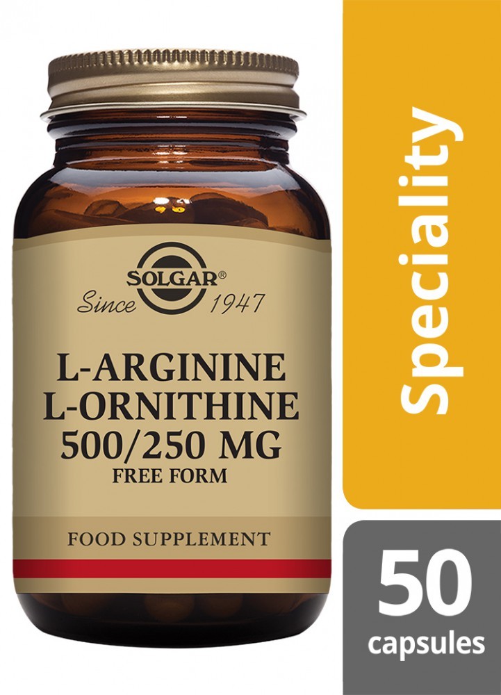 Solgar ﻿l-Arginine L-Ornithine 500 MG / 250 MG