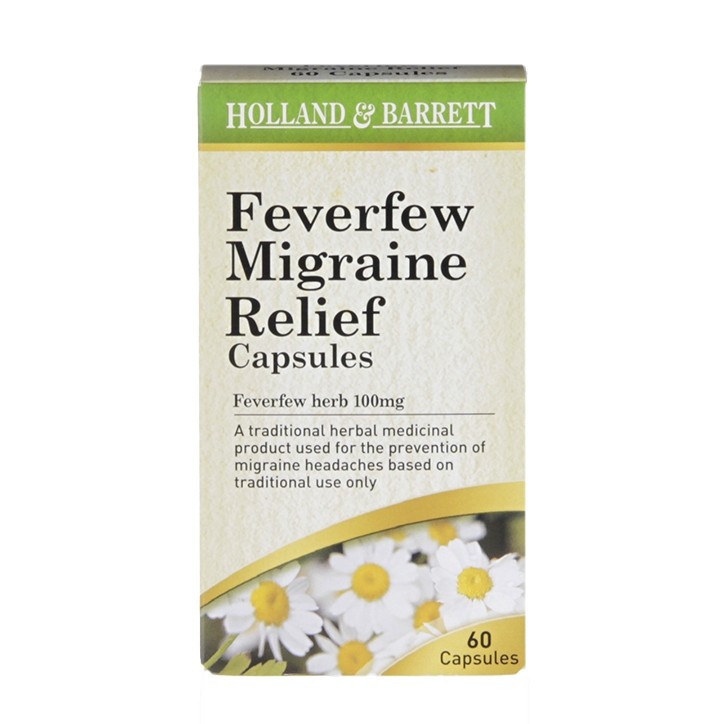 Holland & Barrett Feverfew Migraine Relief 100mg