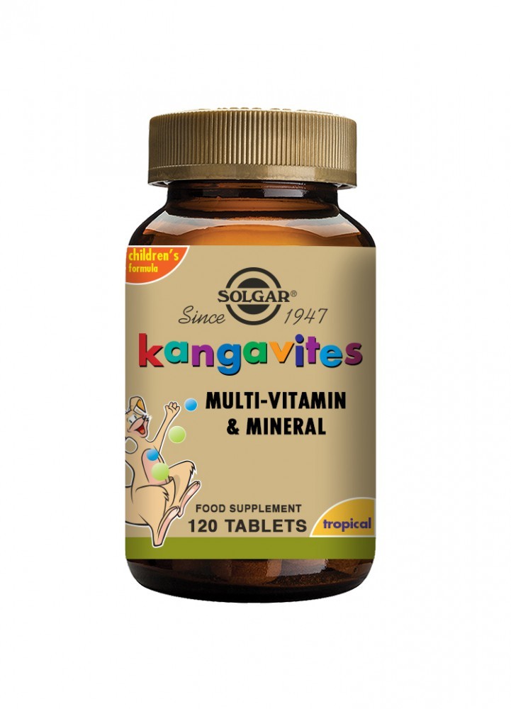 Solgar Kangavites® Complete Multivitamin & Mineral Formula For Children (Tropical Punch)